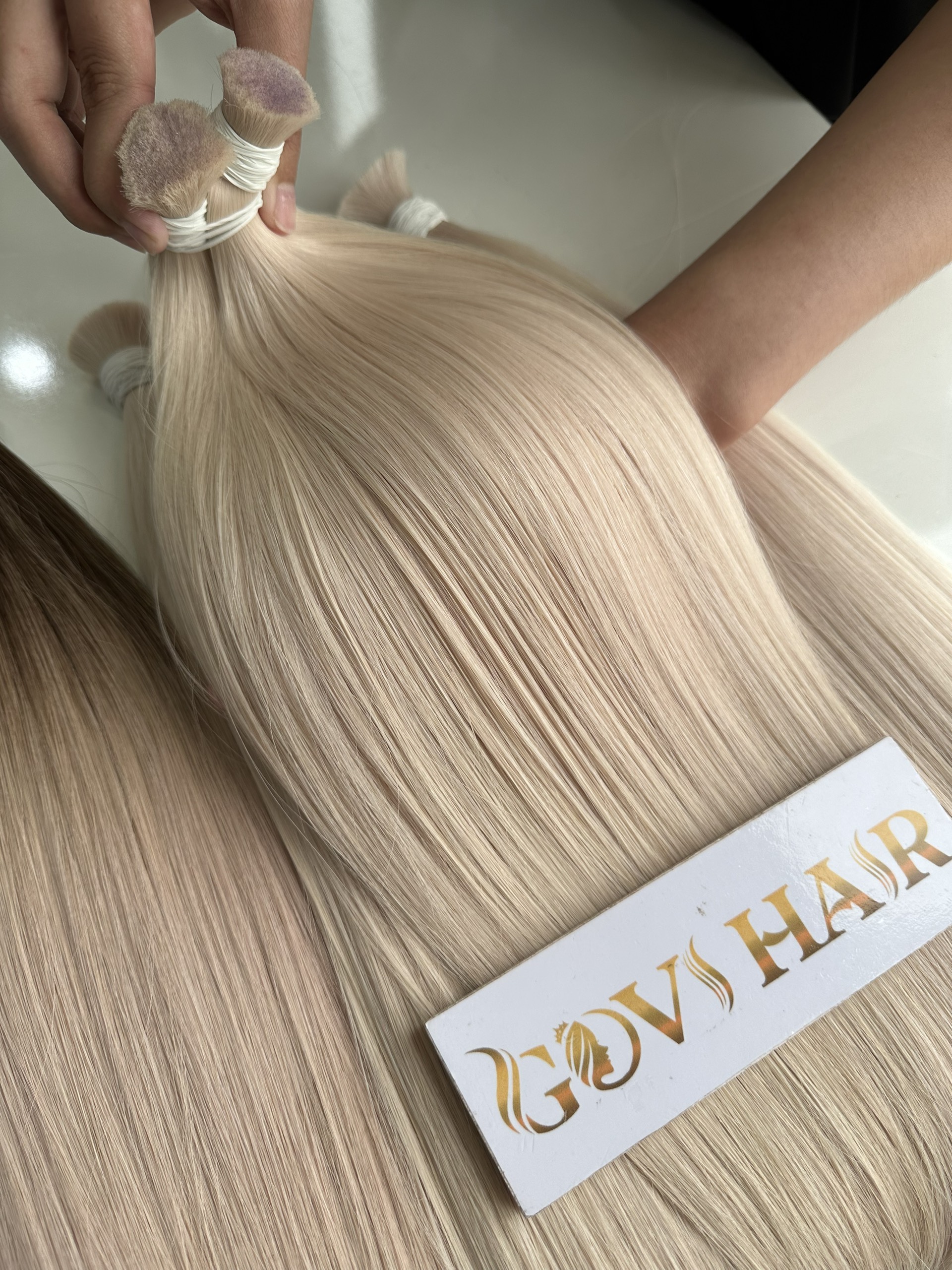 Straight Bulk Human Hair for Braiding 60c Color 1 Straight Bulk Human Hair for Braiding 60c Color