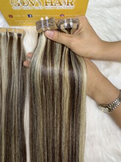 Straight #2/22A Color Tape In Hair Extensions
