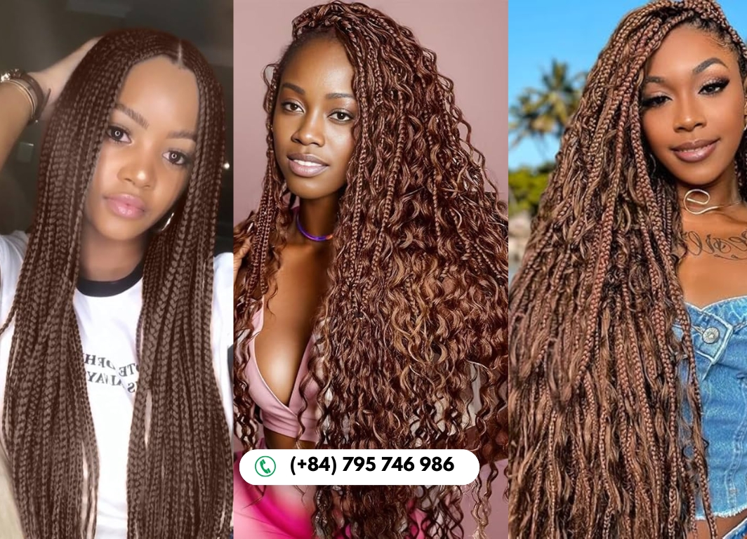 Straight Bulk Human Hair for Braiding 5 Color 5 Straight Bulk Hair #5 Color Offers Versatile Styling