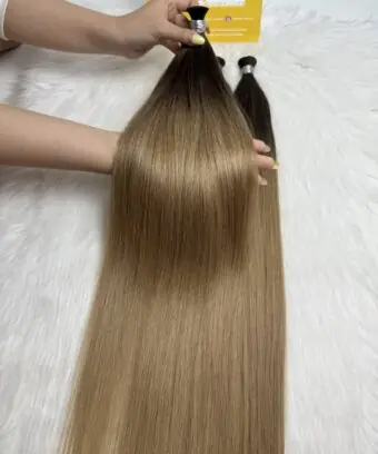 Bulk Human Hair for Braiding 30 Inch Ombre #5/24 Color