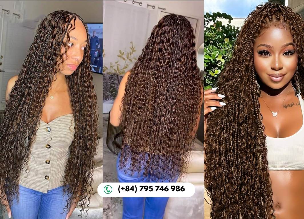 Straight Human Hair for Braiding 4 Color Raw Hair 