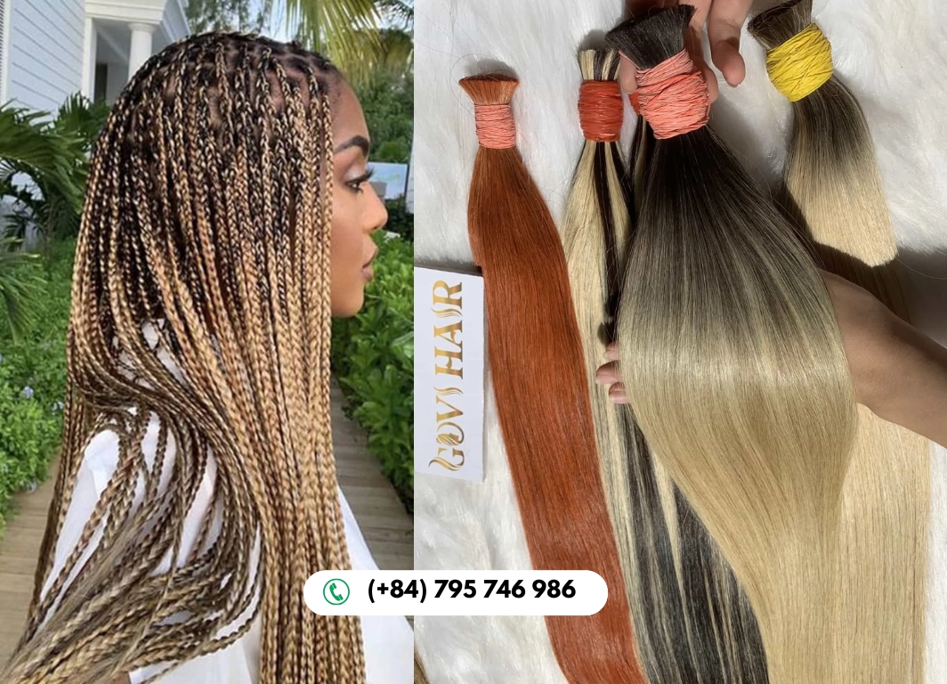 Straight Ombre Bulk Hair for Braiding Delivers Depth and Shine