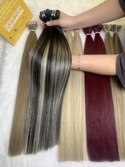 Straight Scandinavian Color Seamless Tape In Hair Extensions