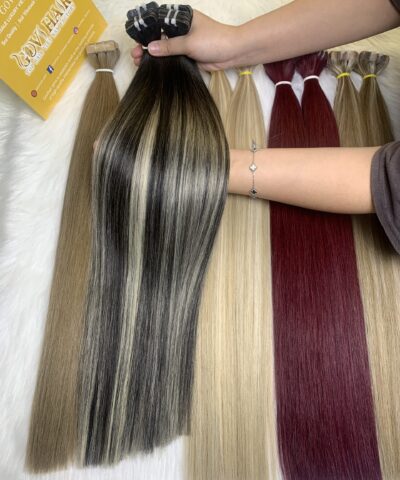 Straight Scandinavian Color Seamless Tape In Hair Extensions
