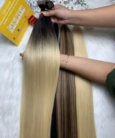 Tape In Extensions Human Hair Ombre Color 100% Vietnamese Hair