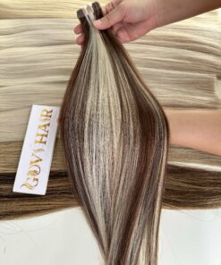 Tape in hair extensions ombre color vietnamese hair