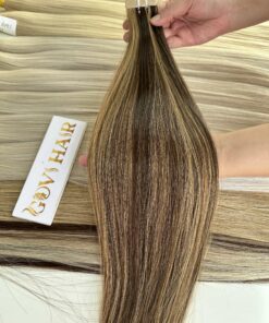 Tape in hair extensions ombre color vietnamese hair