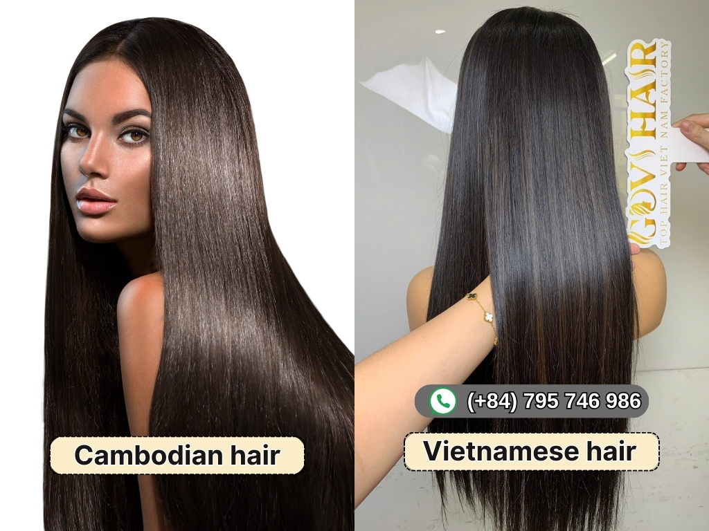 The Silky Smoothness of Cambodian & Vietnamese Hair