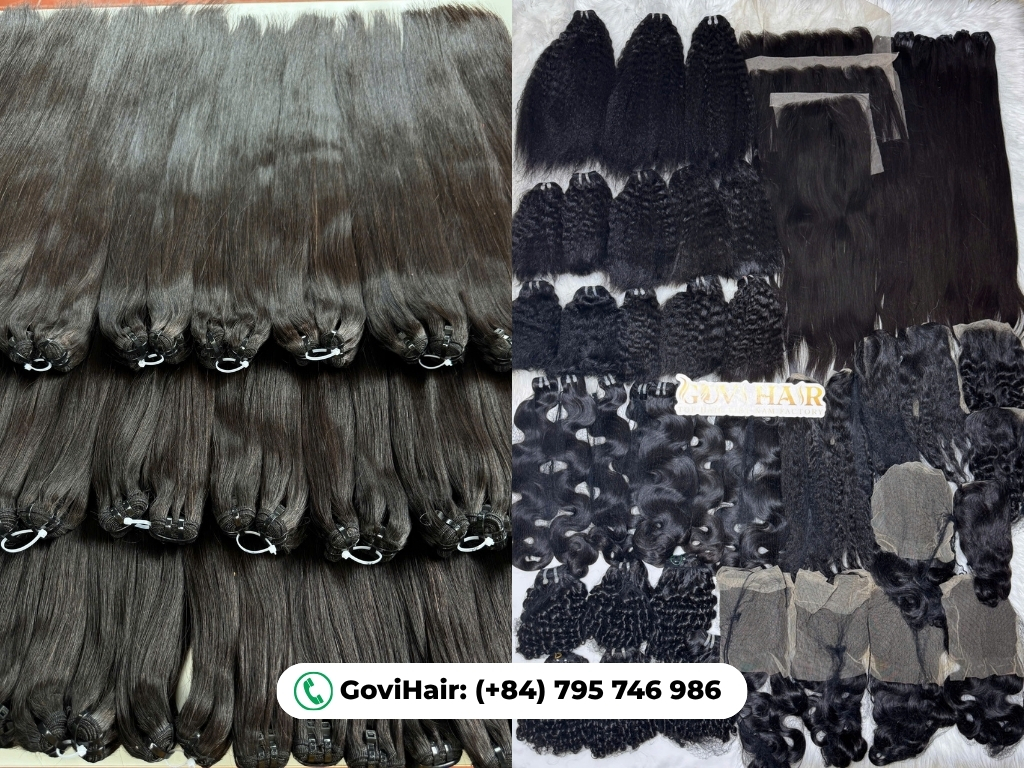Vietnamese hair is ideal for long-term use and high-end products, while Brazilian hair suits voluminous styles and flexible everyday wear.