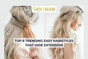 Hairstyles that hide extensions