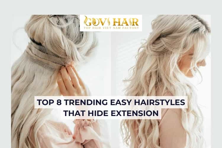 Hairstyles that hide extensions