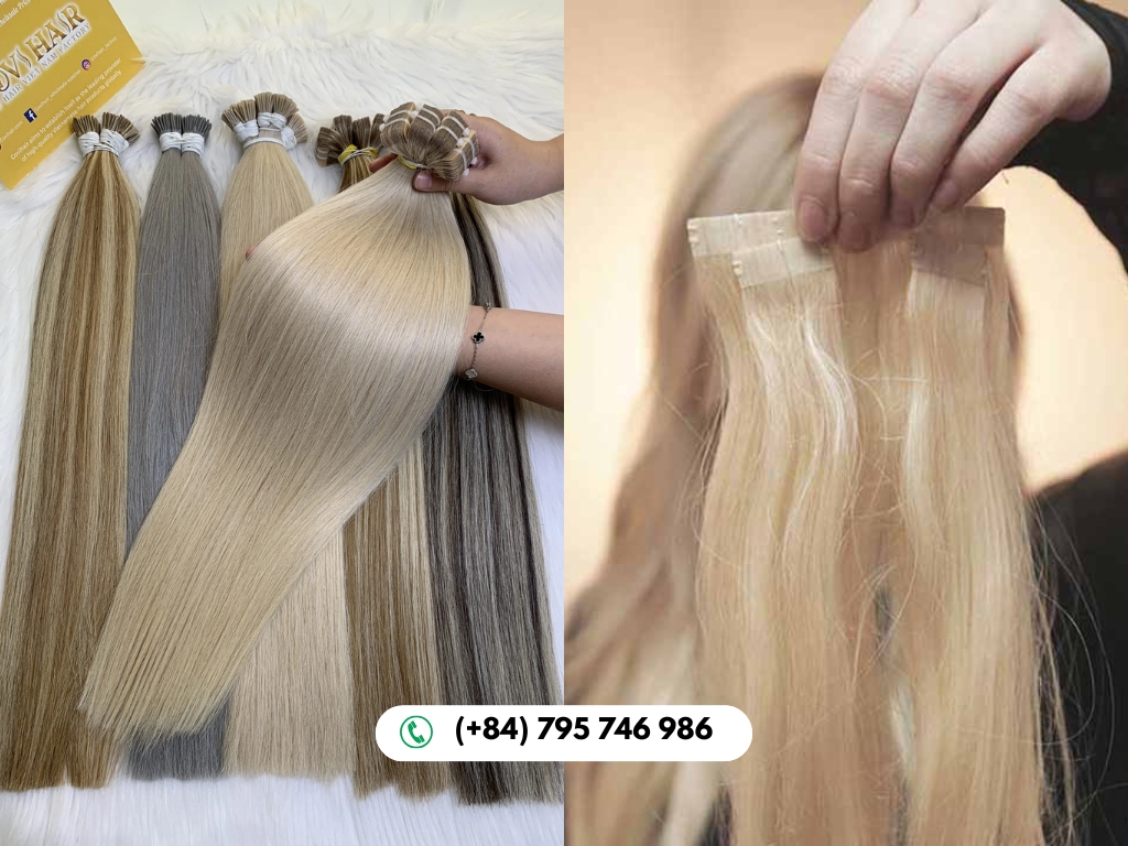 Tape-in extensions last about 6–8 weeks before reapplication is needed