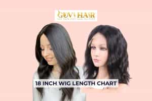 18 inch wig length