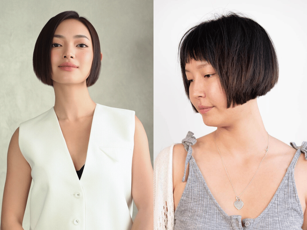 Chic short bob haircut for modern Vietnamese women