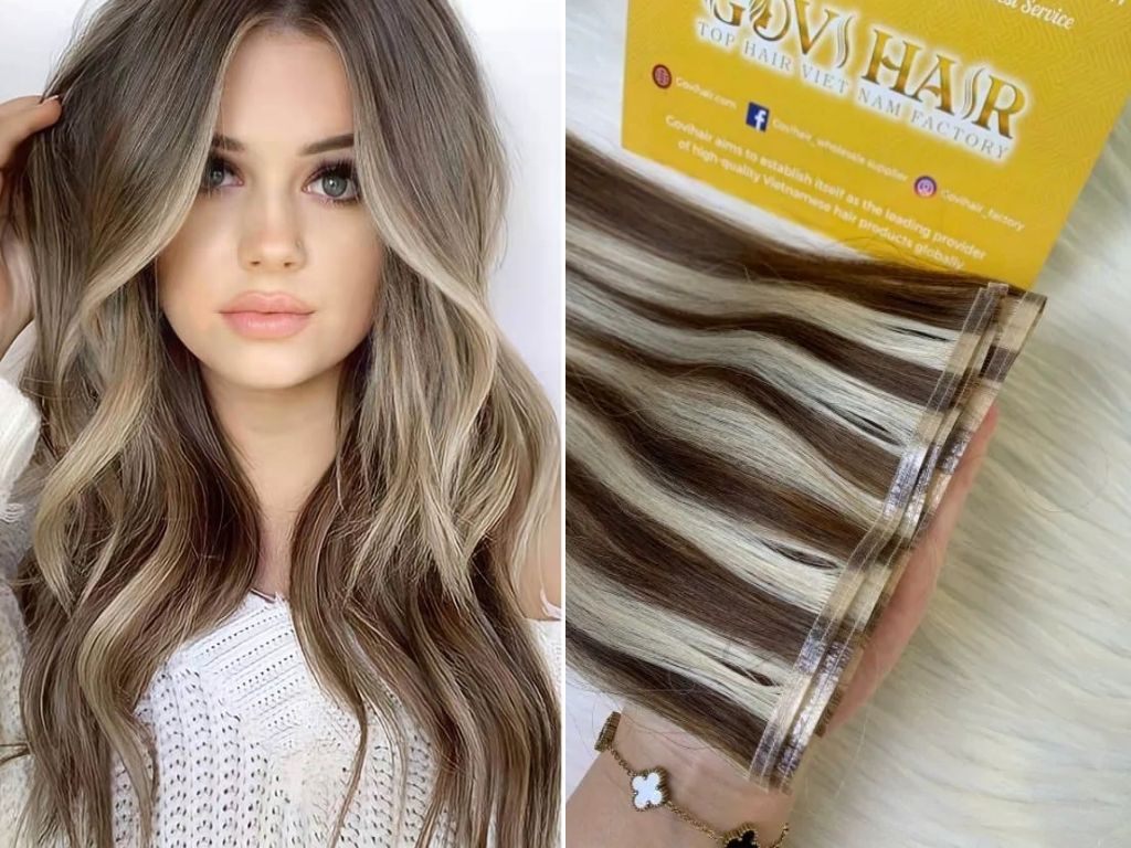 Flat-tip wefts offering smooth, invisible links