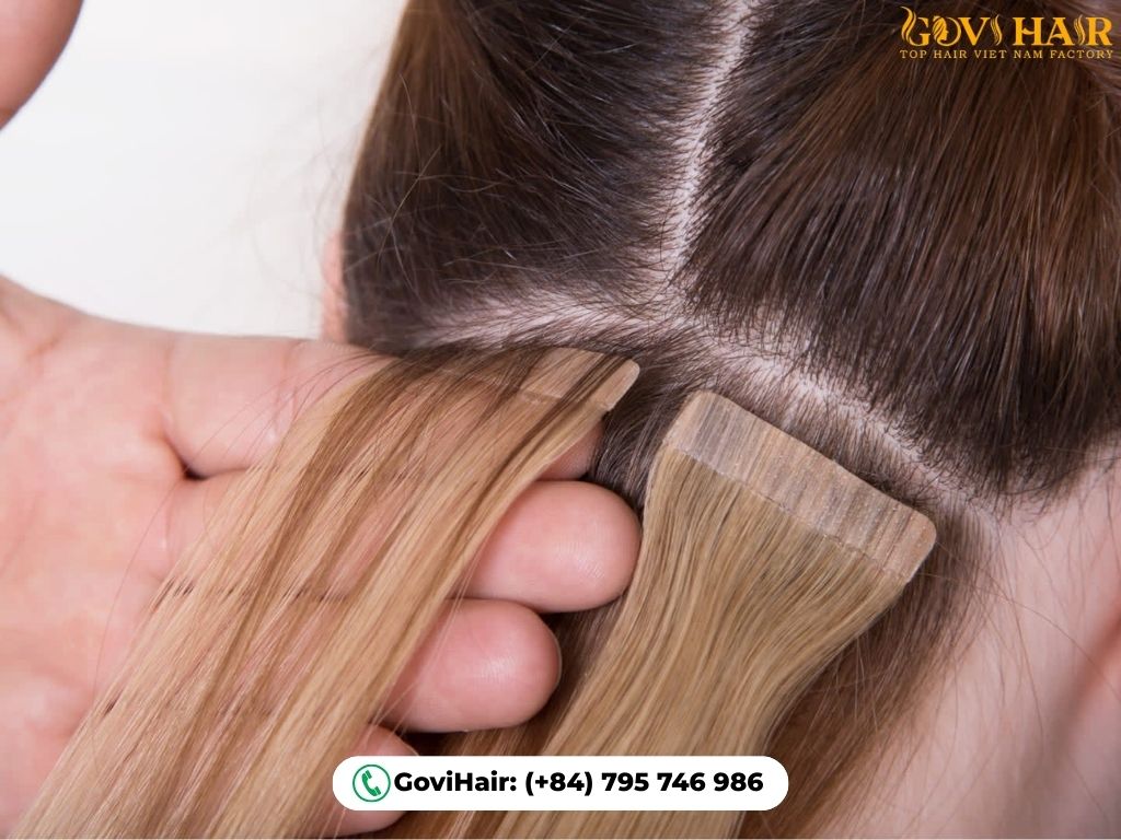 Glue-in wefts for strong bonded attachment