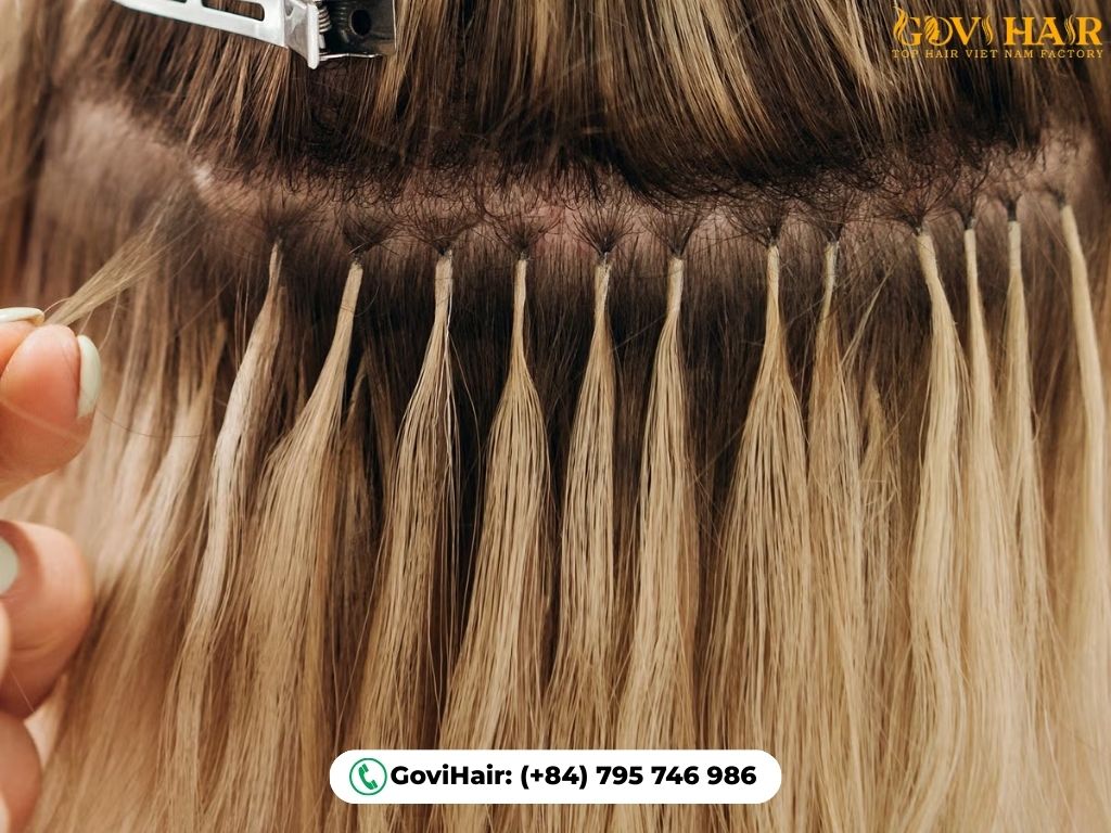 Micro-link wefts with lightweight, secure bonds