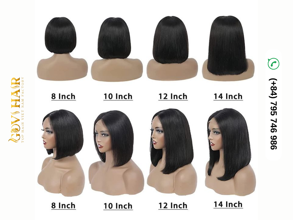 Wig Length Chart: A Comprehensive Guide 7 Short Wigs (8–14 Inches)