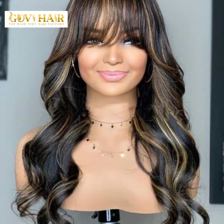 Style a Human Hair Wig adding waves
