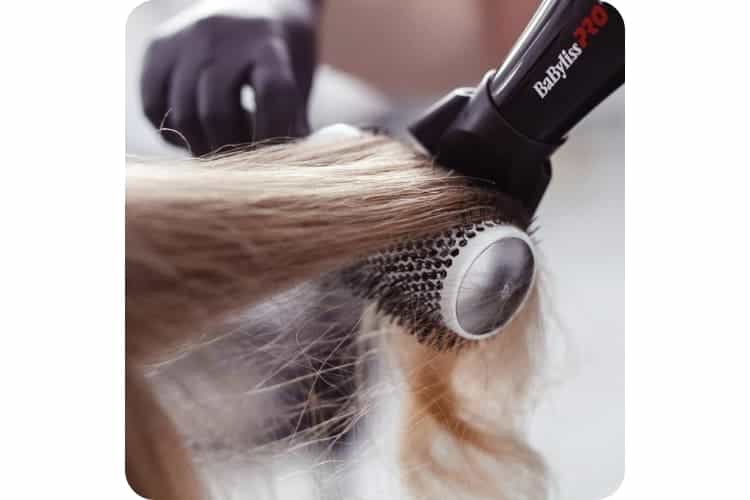 Avoid styling and heat application directly on lace frontals