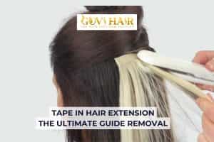 how to remove tape in hair extensions