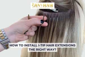 How to install i tip hair extensions