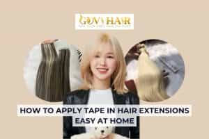 Tape in hair extensions