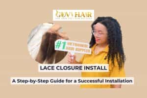 install Lace closure