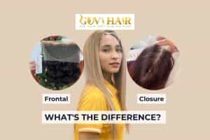 Lace closure vs lace frontal