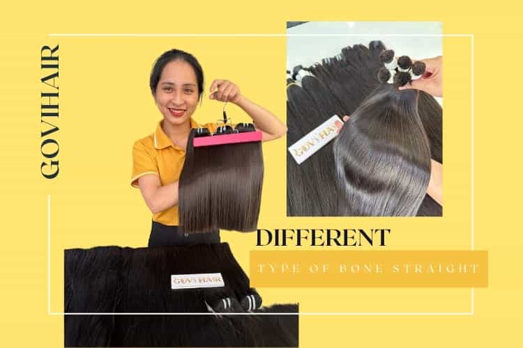 Different types of bone straight hair
