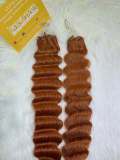 Alternative view of H6 Feather Hair Extensions Orange Color 100% Raw Hair For Salon Owner