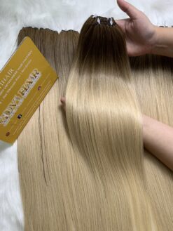 feather-weft-hair-ombre-blonde