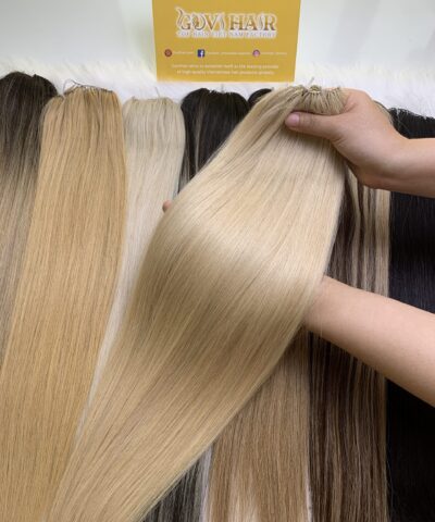 feather-weft-hair-silky-straight-613-color
