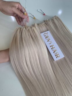 H6 Feather Hair Extensions 22A/60C Color Raw Hair 7 h6 feather hair extension mix 22a 60c color