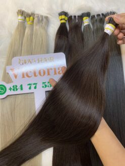 I Tip Hair Extensions #2 Color Virgin Hair 8 Best I-tip hair extensions 2 color vietnamese hair