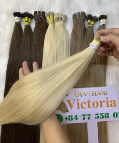 I-Tip Hair Extensions #60A Color 100% Human Hair