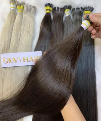 I-tip hair extensions 2 color vietnamese hair