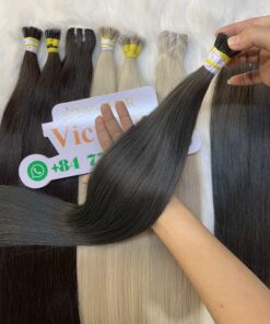 I-tip vietnamese hair extensions straight 7 color raw