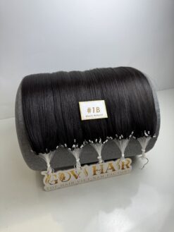 20 Inch Straight #1B Natural Color H6 Feather Hair Extensions 100% Raw Hair 9 Straight #1B Natural Color H6 Feather Hair Extensions