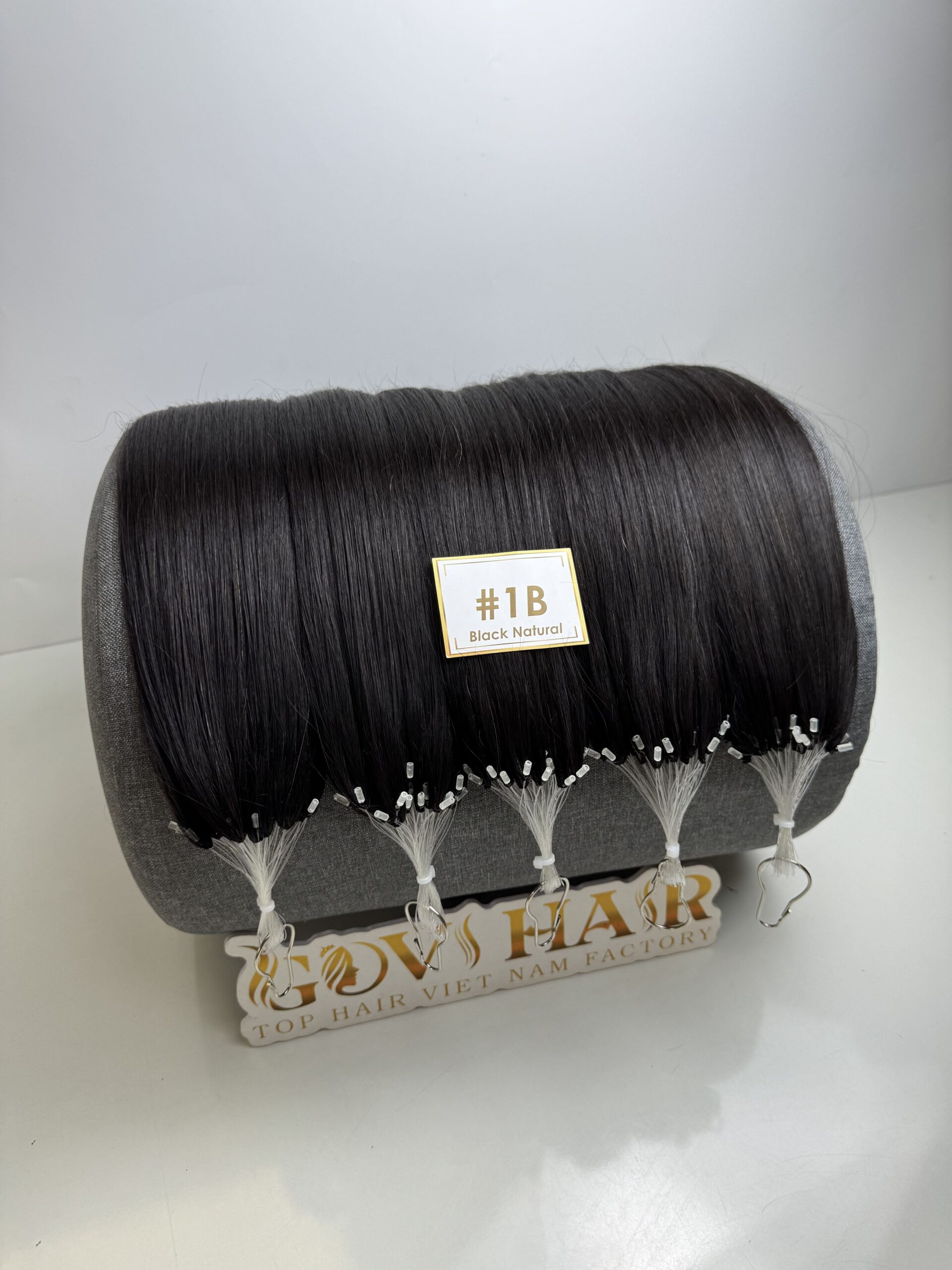 20 Inch Straight #1B Natural Color H6 Feather Hair Extensions 100% Raw Hair 3 Straight #1B Natural Color H6 Feather Hair Extensions