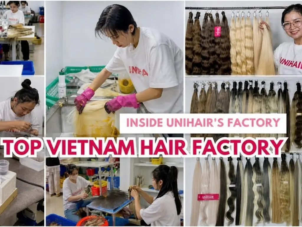 Unihair Vietnam is a reputable Vietnamese hair wigs factory