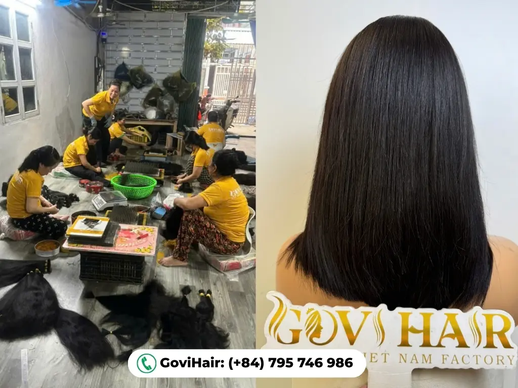 Vietnamese hair wigs are made from 100% human hair sourced from Vietnamese single donors