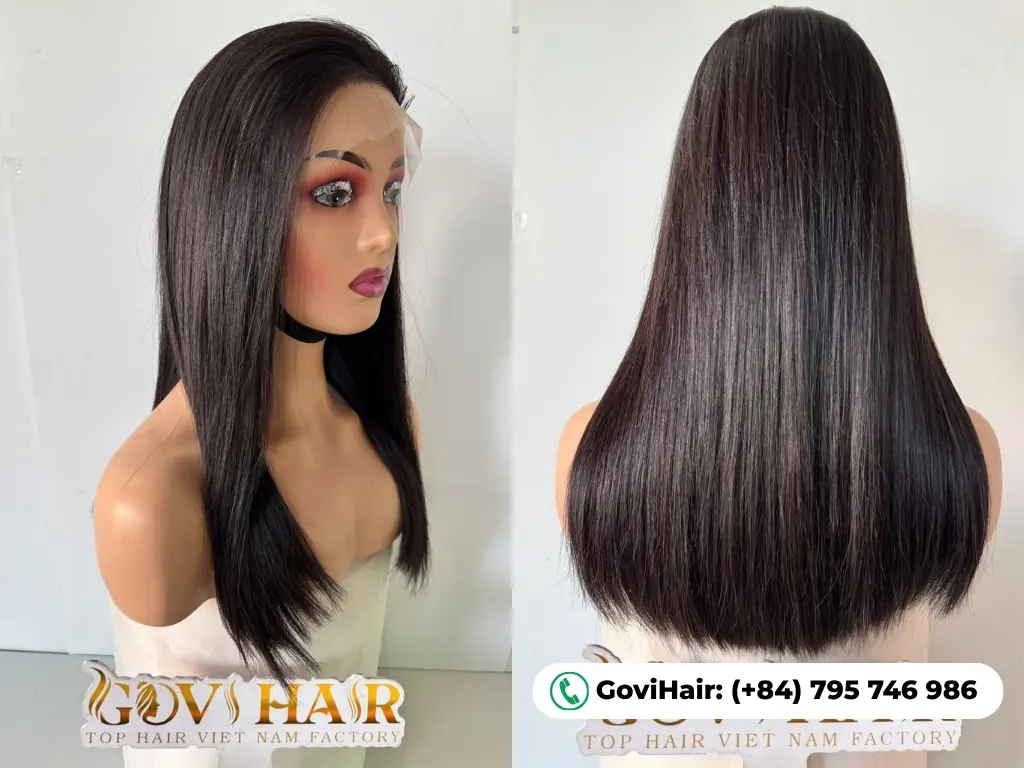 Virgin Vietnamese hair wigs are lightly processed without harsh chemicals