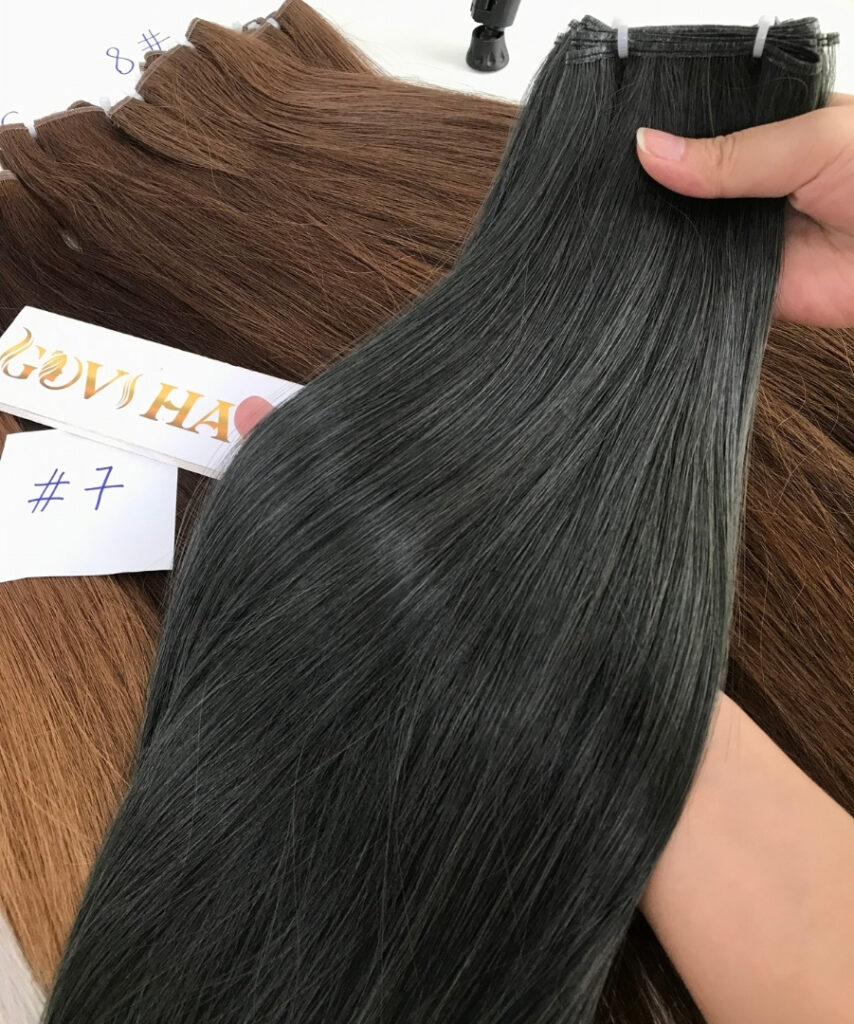 Genius weft hair extensions 7 color Vietnam virgin hair genius weft hair extensions 7 color vietnam virgin hair
