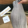 Genius Weft Hair Extensions Grey Color Vietnamese Hair Top Quality 6 Genius Weft Hair Extensions Grey Color Vietnamese Hair Top Quality