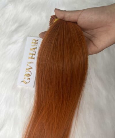 I-Tip Hair Extensions Orange Color 100% Vietnamese Virgin Hair