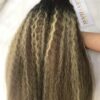 I Tip Hair Extensions Yaki Ombre Mix Scandinavian Color Raw Vietnamese Hair 16 I-Tip Hair Extensions Yaki Ombre Mix Scandivian Color Raw Vietnamese Hair