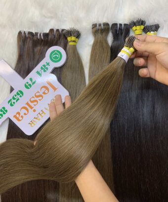 Best I-Tip Hair Extensions #8 Color Vietnamese Hair