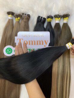 i-tip hair extensions straight 1 color