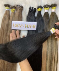 I-tip hair extension straight 1 color vietnamese hair